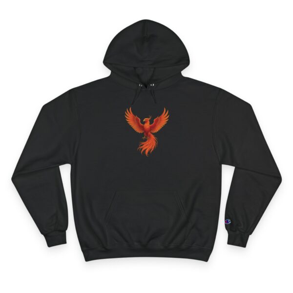 Phoenix Fire Graphic Hoodie – Cozy Gift for Adventurers & Nature Fans.